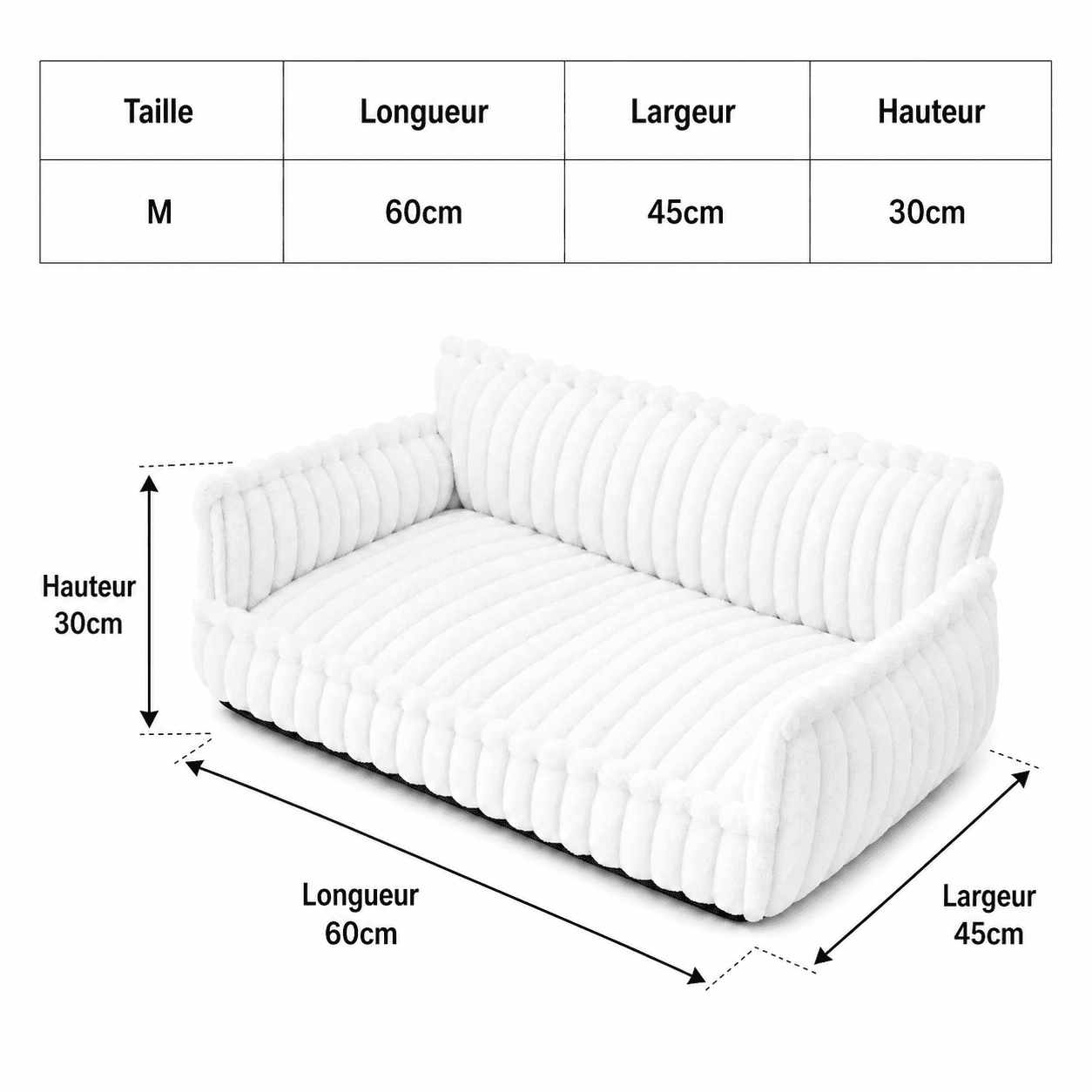 CANAPÉ LUXE + COUSSIN